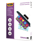 Fellowes Laminating Pouch Matte 80micron A3 Clear 100 Pack