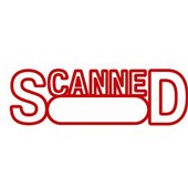 Xstamper Scanned with Date Red