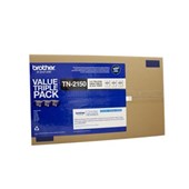 Brother TN2150 Hi Cap Black Laser Toner 3 Pack