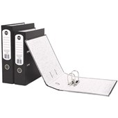 Marbig Lever Arch Board A4 Mottle Black Sold as Each 10 in a Box