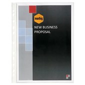 Marbig Sheet Protector Medium Weight A4 Clear 100 Pack