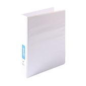 Bantex Insert Binder A4 2D 38mm White Sold as Each 15 in a Box