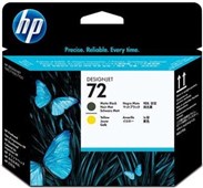 HP 72 C9384A Printhead Matte Black Yellow