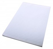 Quill Bond Pad Ruled 2 Sides 70gsm A4 White 100 Leaf 10 Pack