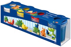 Staedtler Noris Club Modelling Dough Basic 4 Assorted Colour