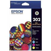 Epson 202 4 Colour Ink Value Pack