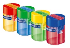 Staedtler Sharpener Double Hole Tub Assorted