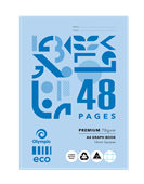 Olympic Eco Graph Book 10mm 48 Page Sold as Each 10 in a Pack