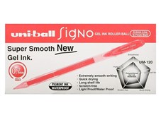 Uniball UM120 Signo Gel 07mm Red 12 Box