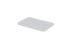 Lids to Suit 500mL Rectangular Plastic Container 500 Carton