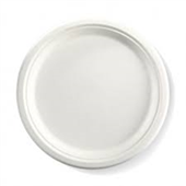 BioPak 25Cm 10 Round Plate 125 Pack White