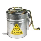 Sabco Galvanised Roller Mop Bucket with Castors 16L Each