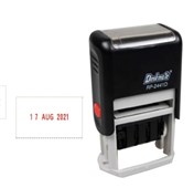 Deskmate SelfInking Date Stamp Red