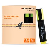 Bibbulmun Highlighter Chisel Yellow Each