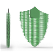 Urinal Screen Double Sided Cucumber Melon Green