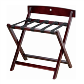 Dolphy Brown Luggage Rack Oak Wood Material