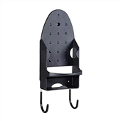 Dolphy Wall Mounted Iron and Board Holder  Black