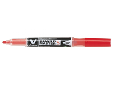 Pilot BegreeN V Board Master S Whiteboard Marker Extra Fine Bullet Tip Red Each