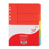 Aspire Divider A4 Manilla 5 Tab Bright