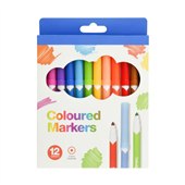 Aspire Texters Colouring Assorted Broad Line 12 Pack