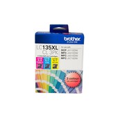 Brother LC135XL Ink Cartridge Tricolour Pack