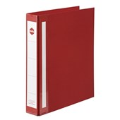 Marbig Ring Binder Deluxe A4 2D Ring 38mm Red Sold as Each 12 in a Box