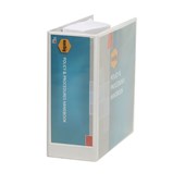 Marbig Insert Binder Titan A4 3D Ring 89mm White Sold as Each 12 in a Box