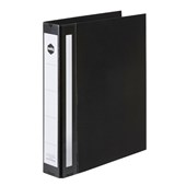 Marbig Deluxe Binder Large Capacity A4 4D Ring 38mm Black Sold as Each 12 in a Box