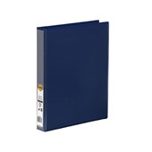 Marbig Clearview Insert Binder A4 4D Ring 25mm Blue Sold as Each 20 in a Box