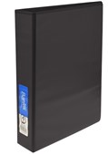 Bantex Insert Binder A4 4D Ring 38mm Black Sold as Each 15 in a Box