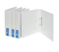 Aspire Insert Binder A4 4D Ring 50mm White Sold as Each 12 in a Box