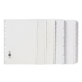 Marbig Dividers 6 Tab Manilla A4 White
