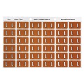 Avery Colour Coding Labels L Side Tab Mustard 180 Pack