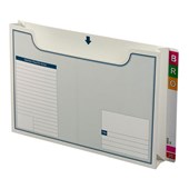 Avery Lateral Notes Wallet Open Top White 20 Box