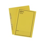 Avery Spring Action File Yellow with Black Print 25 Pack