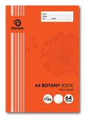 Olympic Botany Book A4 14mm Ruled 64 Page Sold as Each 20 in a Pack