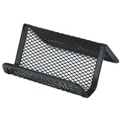 Esselte Business Card Holder Mesh Black