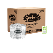 Sorbent 25001 Professional Luxury Toilet Tissue 3ply 225s 40 boxes per pallet