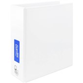 Bantex Insert Binder A5 2D Ring White 50mm Each Sold as Each 10 in a Box