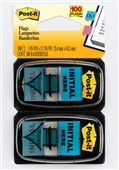 Post It Flags 680IH2 Initial Here Blue 2 Pack