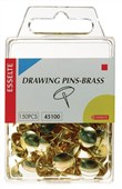 Esselte Thumb Tacks Brass 150 Pack
