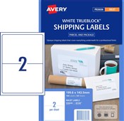 Avery J8168 Inkjet Shipping Labels 1996x1435mm 50 Pack