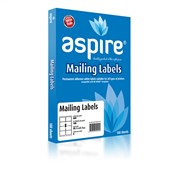 Aspire Laser and Inkjet 8 Up Labels 991x677mm Bx100