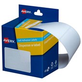 Avery DMR3549W Rectangle Dispenser 35x49mm White 220 Pack