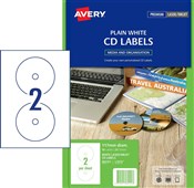 Avery CD Labels with Sure Feed 25 Pack
