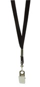 Rexel Lanyard Flat Style Safety Breakaway Black 10 Pack