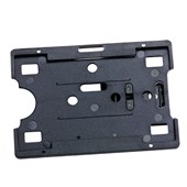 Rexel Card Holder with Adjustable Clip Black 10 Pack