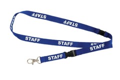 Rexel Lanyard Staff Blue 5 Pack