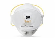 3M 9312A Aura Respirator FFP1P1 Valve Ctn10 Bx12