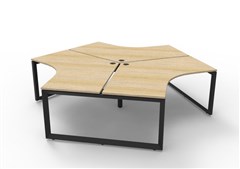 Infinity 120 Degree Workstation  Loop Leg